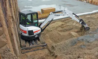 Bild einer Mietmaschine vom Typ 3,5 Tonnen Minibagger | Bobcat E35