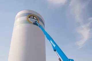 Bild einer Mietmaschine vom Typ Genie S-105