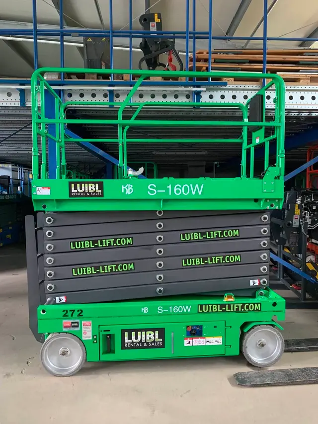 Bild 1 einer Mietmaschine vom Typ SBE-160 | KB Lift S-160W