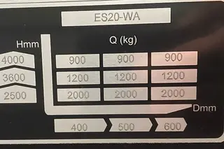 Vorschaubild 1 einer Mietmaschine vom Typ 2,0 Tonnen HH | EP ES20-20WA 4000 mm