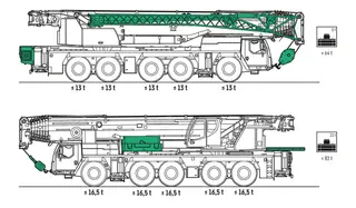 Vorschaubild 3 einer Mietmaschine vom Typ Mobile crane 230 tons | Liebherr LTM 1230 5.1