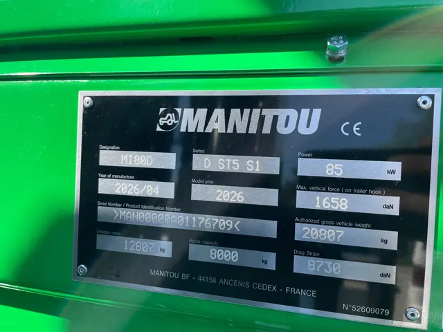 Bild 3 einer Mietmaschine vom Typ Manitou MI 80 D ST5