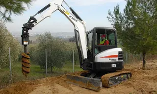 Bild einer Mietmaschine vom Typ 3,5 Tonnen Minibagger | Bobcat E35