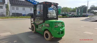 Picture of a rental machine of the type 3.8-tonne Electric Forklift | EP EFL382X5 4500 mm