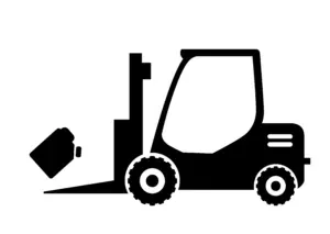 Forklift Diesel Symbolbild Maschinentyp