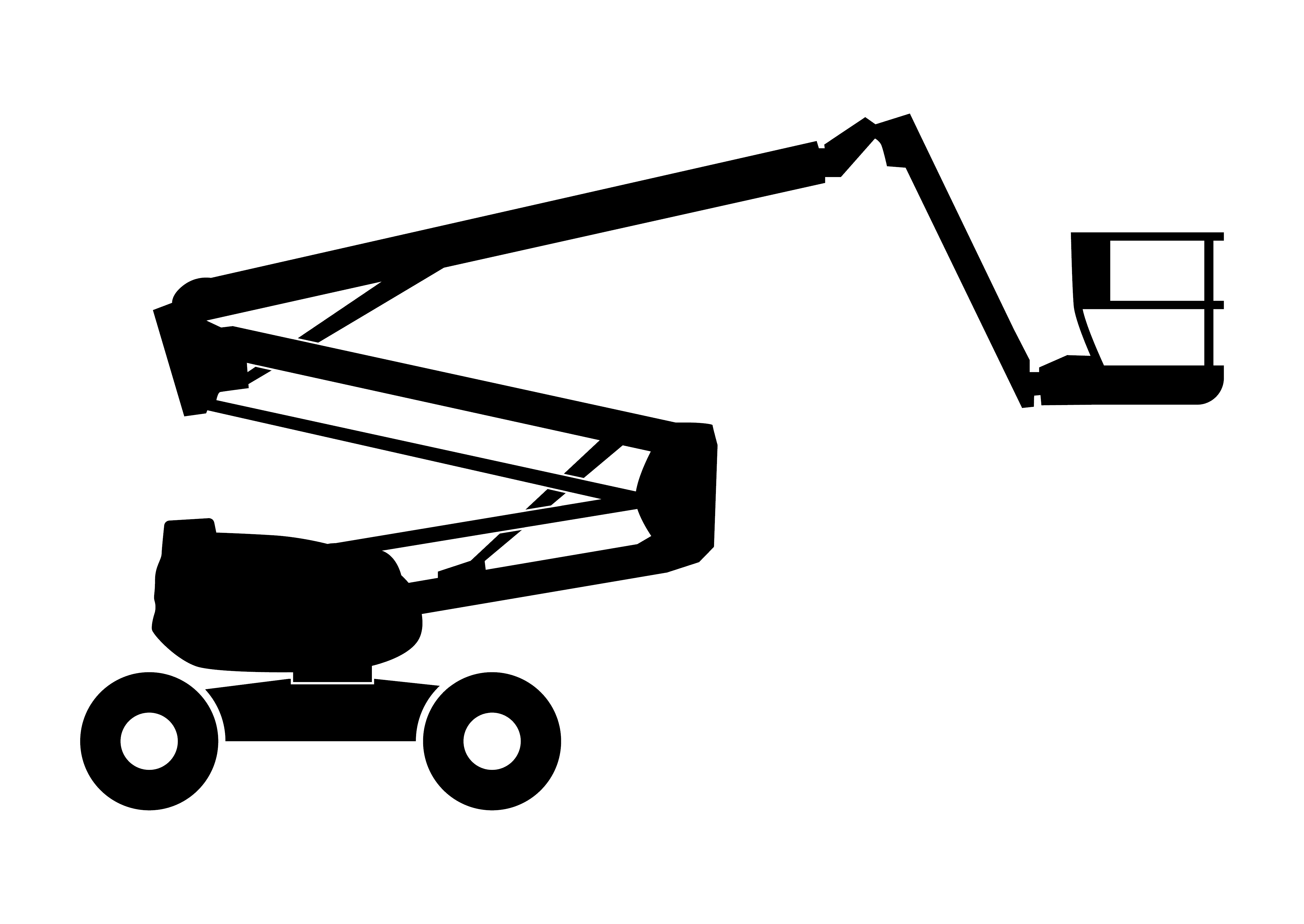 Gelenkteleskopbühnen Symbolbild Maschinentyp