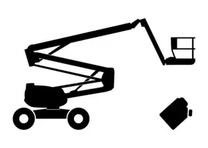 Articulating Boom Lifts Diesel Symbol image machine type