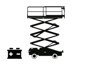 Scissor Lifts Electric Symbol image machine type
