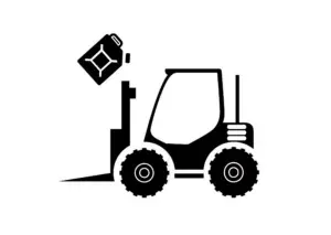 All-terrain forklift Symbolbild Maschinentyp