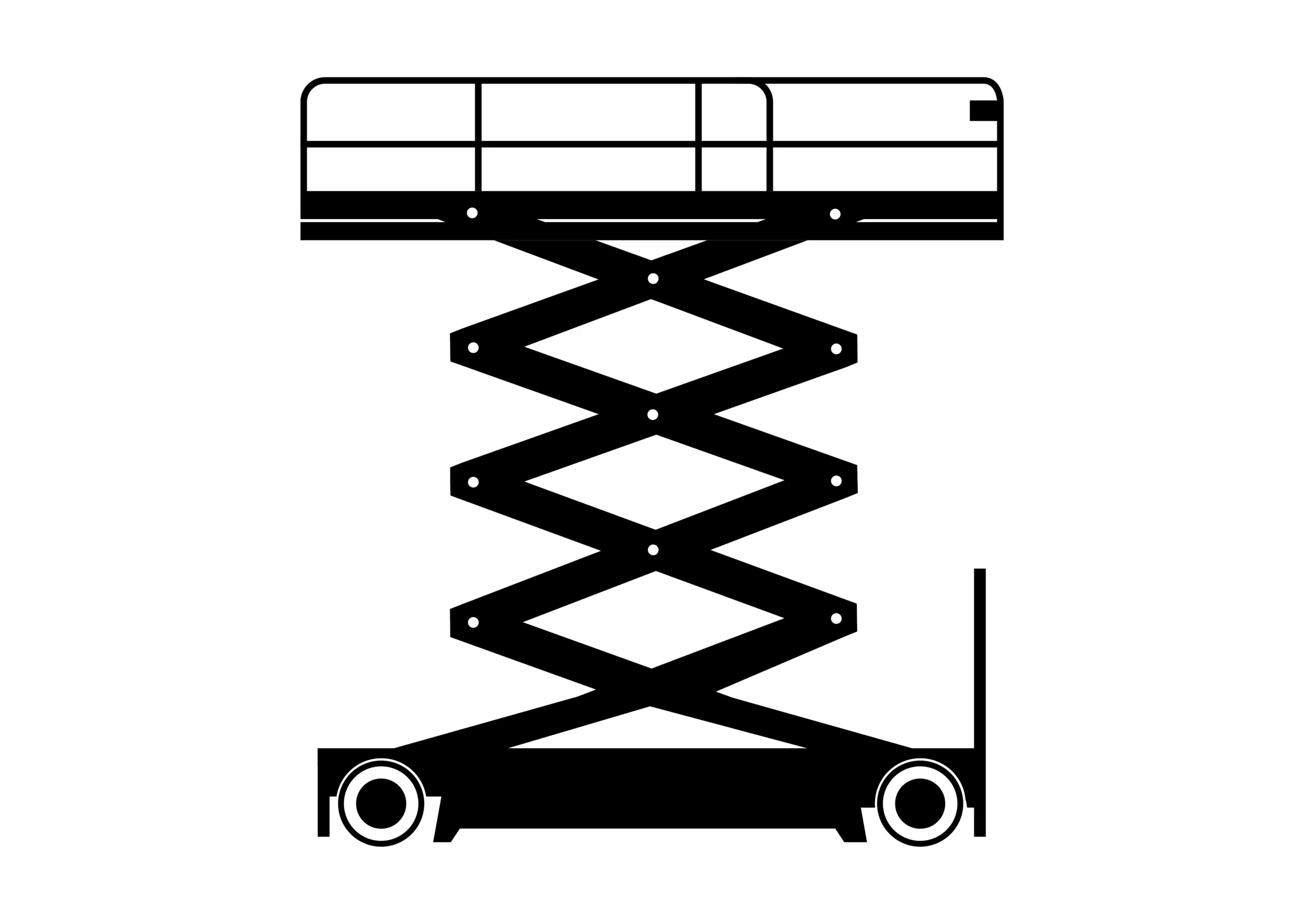 Hochregal Scherenbühnen