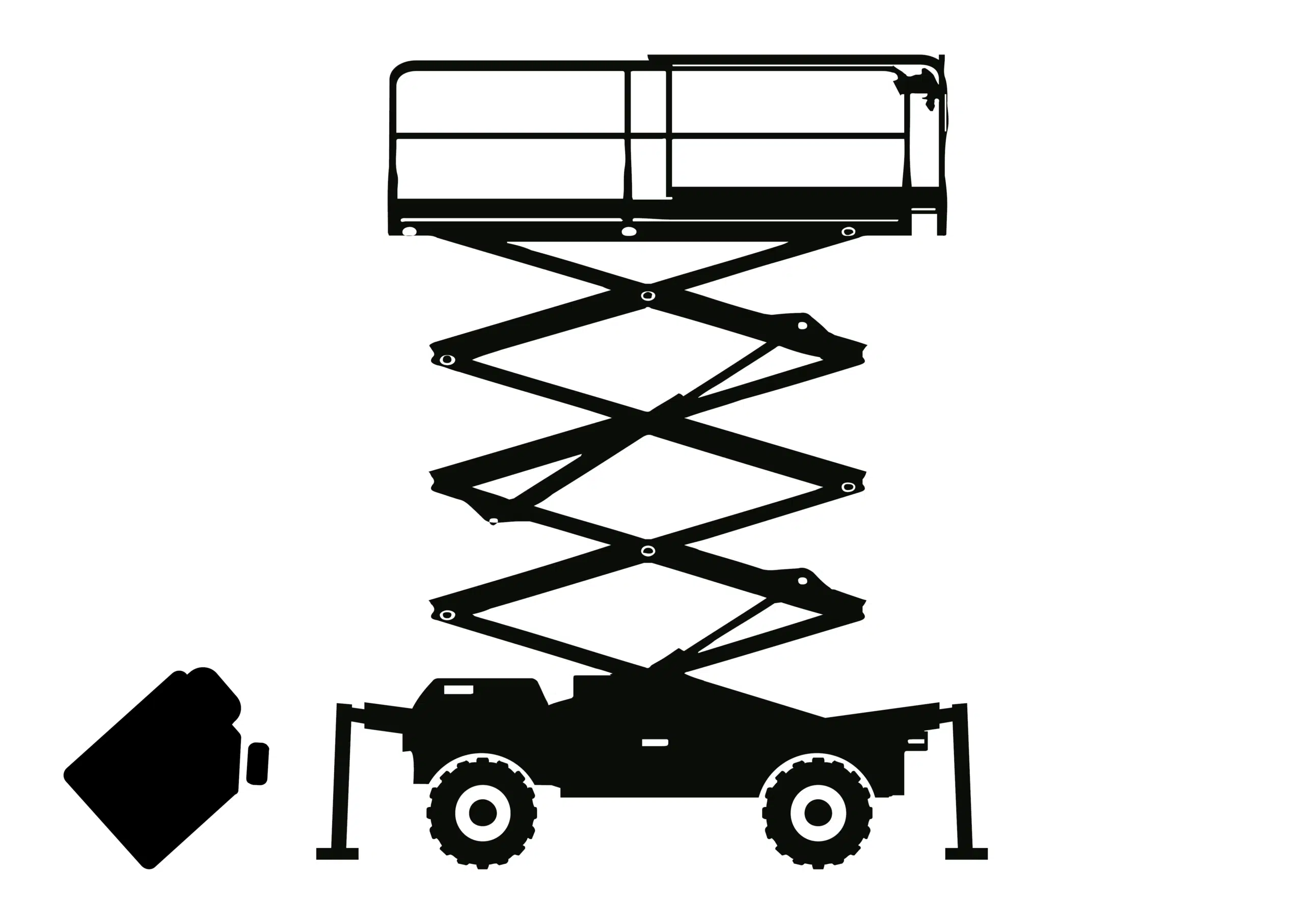 Scherenbühnen Diesel